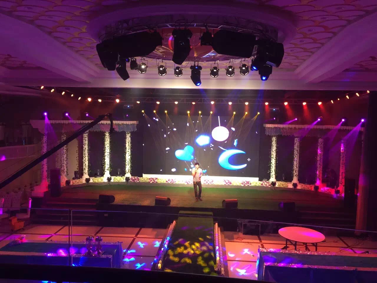 內(nèi)蒙古巴彥淖爾  戶內(nèi)P7.62租賃屏  28平方