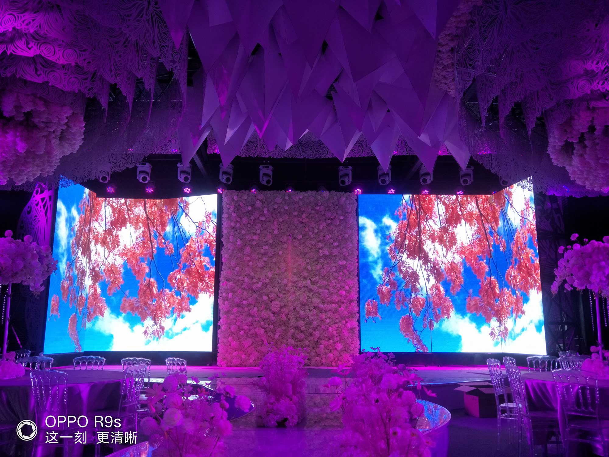 舞臺租賃_河南鄭州-戶內(nèi)P4租賃屏--48平方